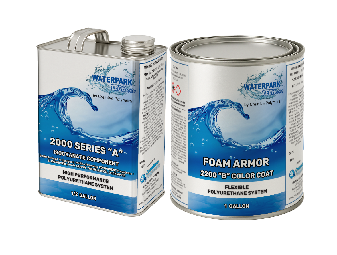 Foam Armor 2200 Color Coat – Waterpark Tech by Creative Polymers