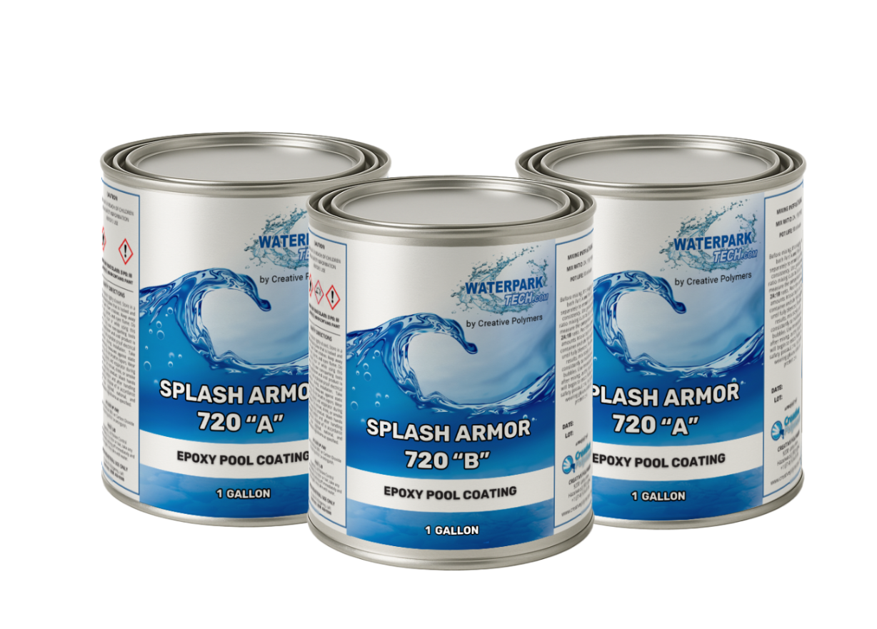 Splash Armor 720 Epoxy Pool Coating (3 Gallon Kit)