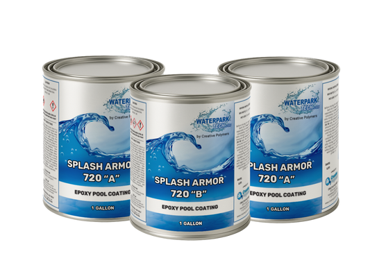 Splash Armor 720 Epoxy Pool Coating (3 Gallon Kit)
