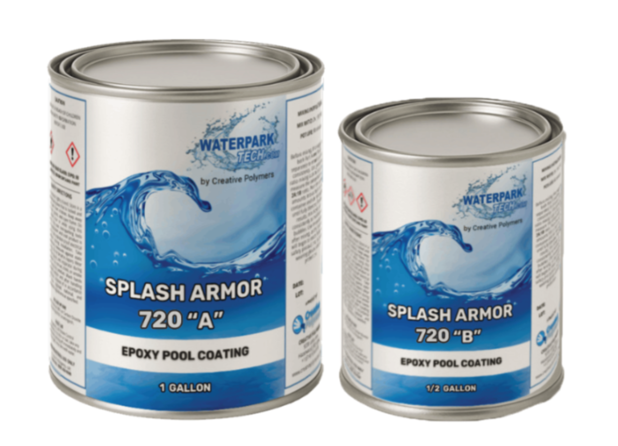 Splash Armor 2725 Epoxy Pool Paint Coating – Waterpark Tech by Creative ...