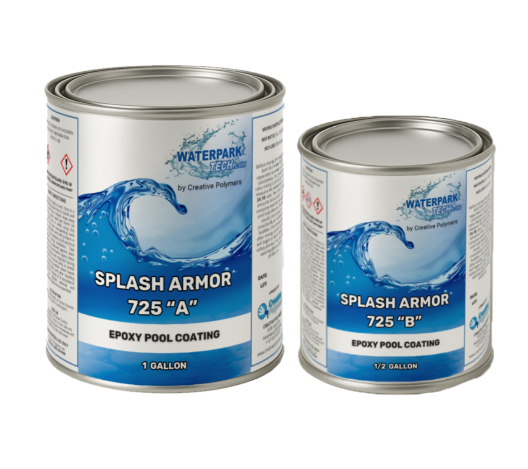 Splash Armor 725 Epoxy Pool Coating (1.5 Gallon Kit) - Creative Polymers 