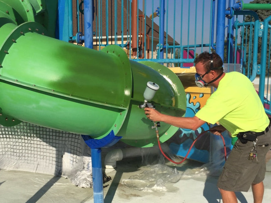 Slide Armor 2500 Color Coat - Water Slide Paint for Pool Maintenance ...